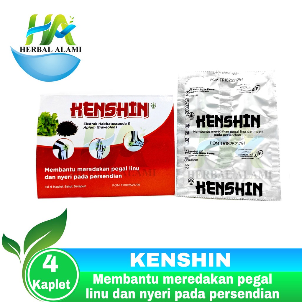 Kenshin isi 4 - Membantu Meredakan Pegal Linu Dan Nyeri Pada Persendian