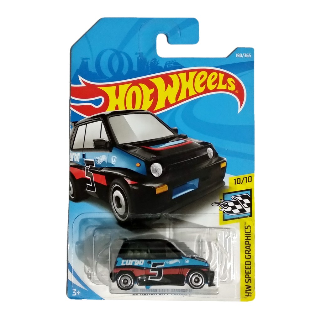 Hot Wheels 85 Honda City Turbo II Hitam HW Speed G Mobil Hotwheels