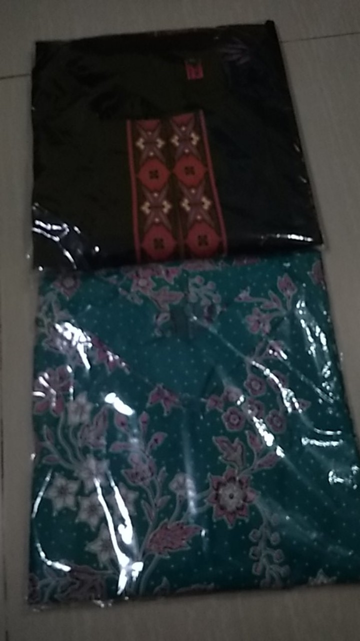 Bambu Hitam Manis - Tunik Batik Baju Atasan Wanita - Tunik Batik Jumbo Baju Kantoran