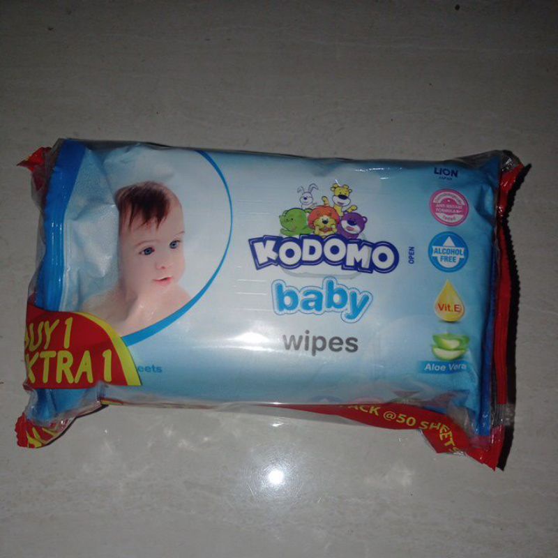 KODOMO / MY BABY / CUSSONS / GOO.N TISU BASAH isi 50 + 50 sheets