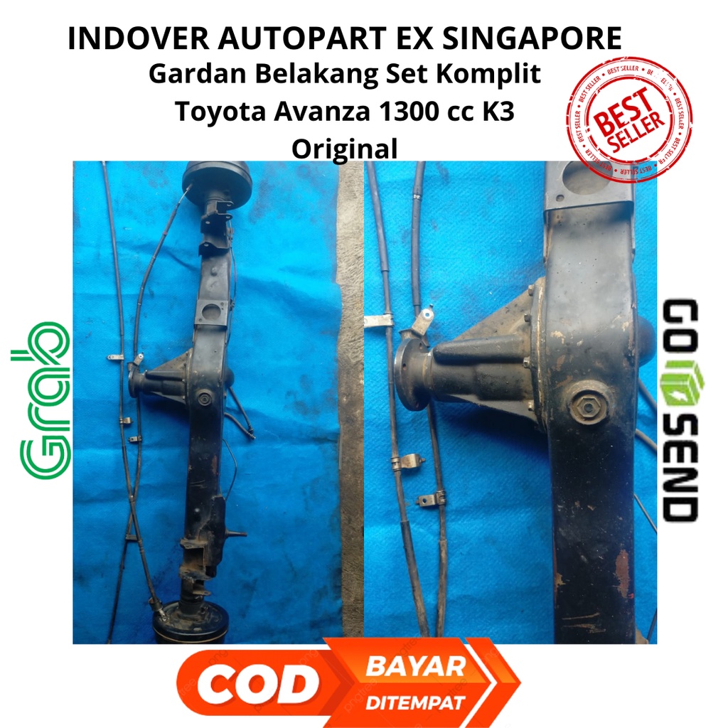 Gardan Belakang Toyota Allnew Avanza Set Komplit Original Copotan