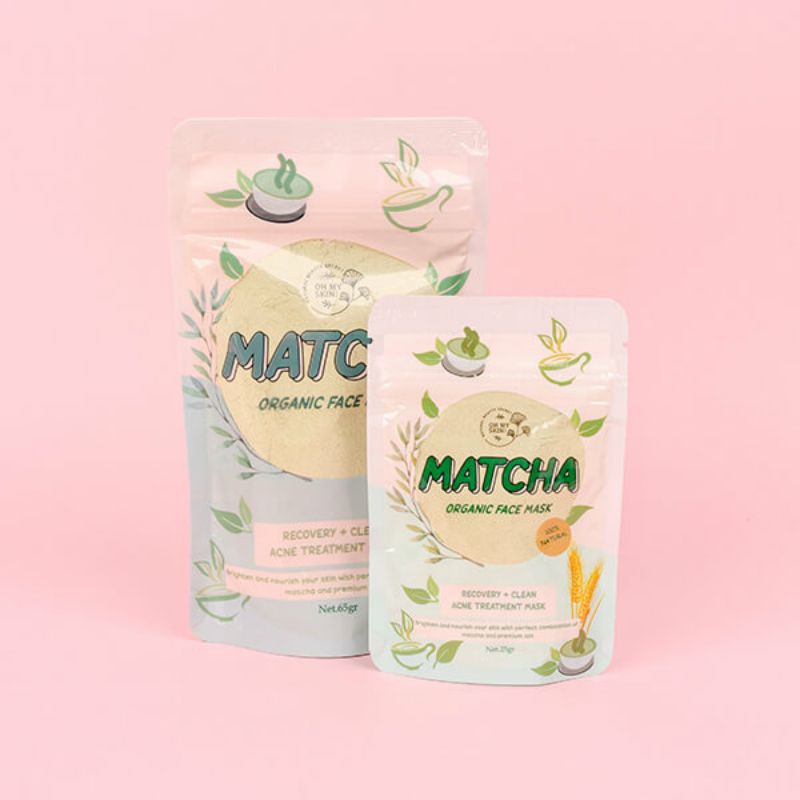 Masker Organik Matcha OH MY SKIN Organic Matcha 25gr Bpom
