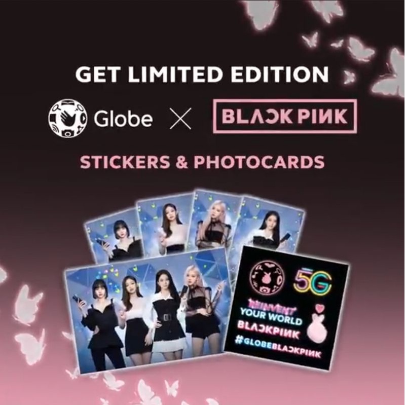 BLACKPINK x Globe Philippine Sharing Photocard
