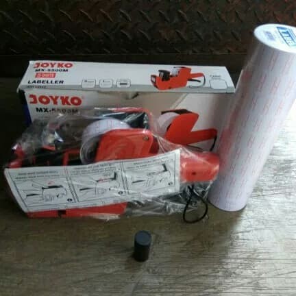 

ATK-Paket Alat Mesin Label Harga 1 Baris Price labeller Joyko MX 5500M
