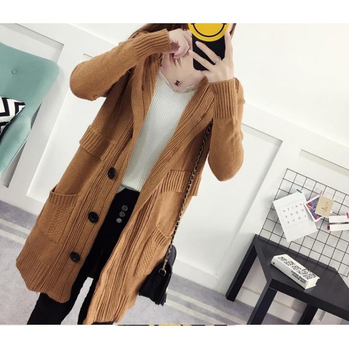KREA64 CARDIGAN RAJUT JUMBO baju luaran coat baju hangat wanita