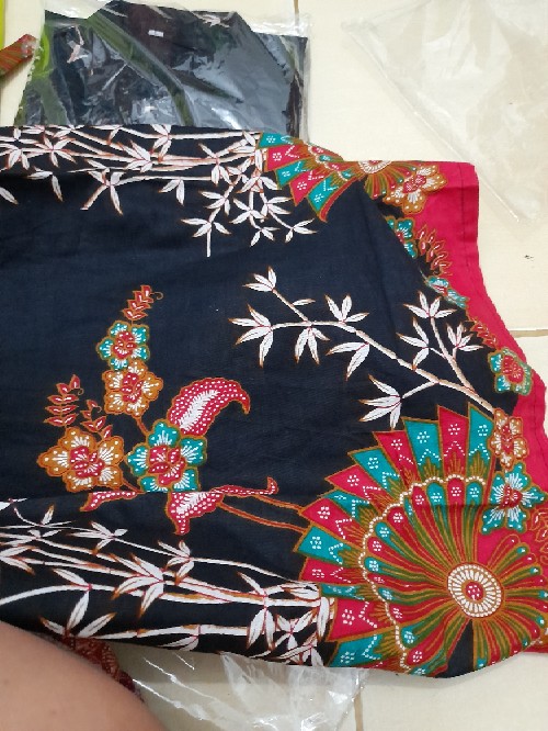 Batik Couple Keluarga Sania Ruffle Ori Ndoro Jowi Dnt