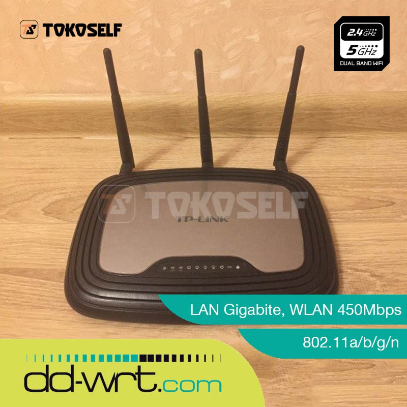 DD-WRT TP-LINK TL-WR2543ND 450Mbps Dual Band Wireless Gigabit Router