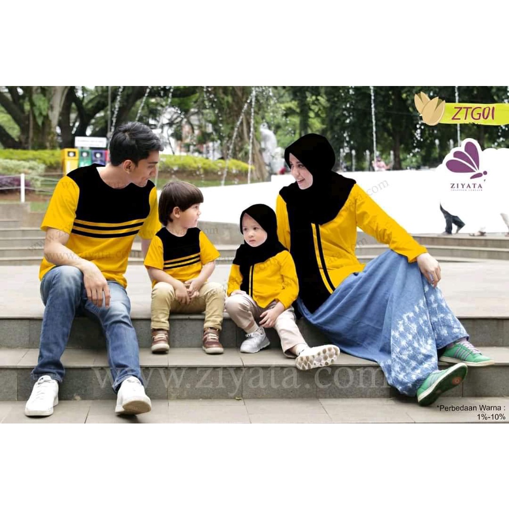 kaos muslim keluarga BAJU KAOS KELUARGA COUPEL BUTIK HIDA