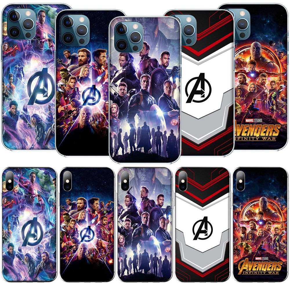 Case Desain Marvel Avengers Untuk Apple Iphone 8 8 + 7 7 + 6 6 + 6s