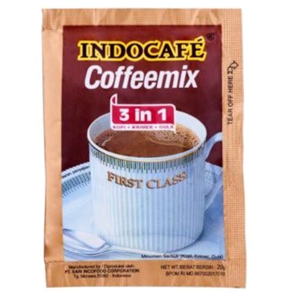 

Indocafe Mix 3in1 Kopi Instant Ecer Satuan 20gr