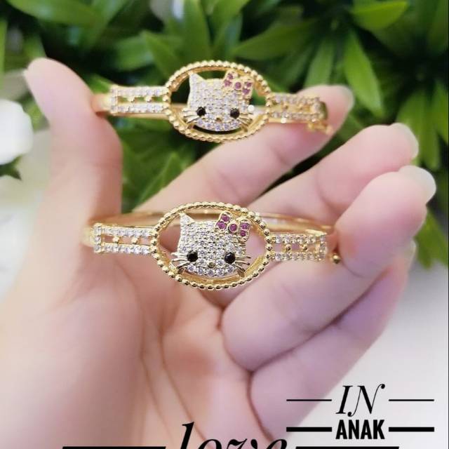 Xuping gelang anak lapis emas 24k 1307c