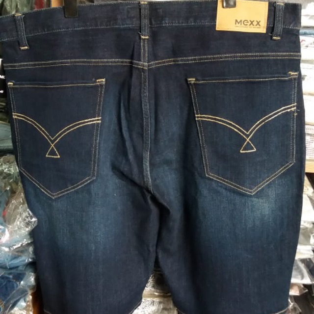 celana pendek jeans pria mexx original