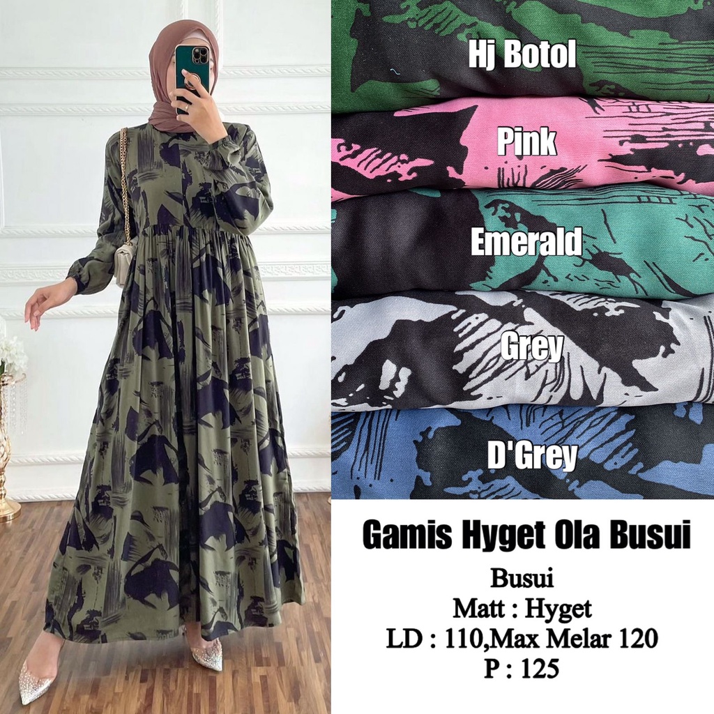 Gamis Hyget Busui Lanjutan Katalog Gamis Murah Gamis Hyget Gamis 30ribuan AH-3