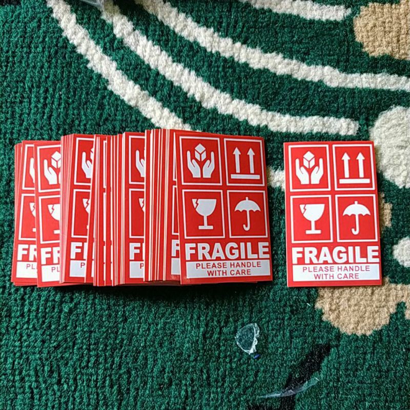 

Stiker Fragile