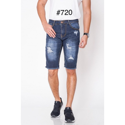 CELANA JEANS PRIA 3/4 MEN SHORT SERIES