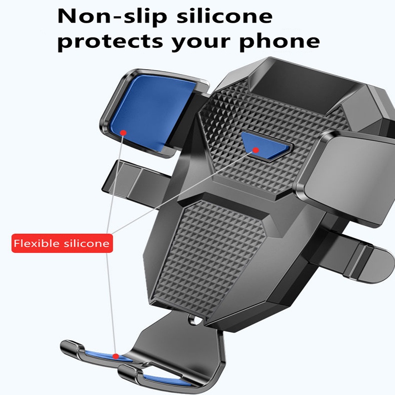 Bracket Stand Holder Handphone / GPS Universal Bahan ABS Anti slip Dengan Suction Cup Untuk Mobil