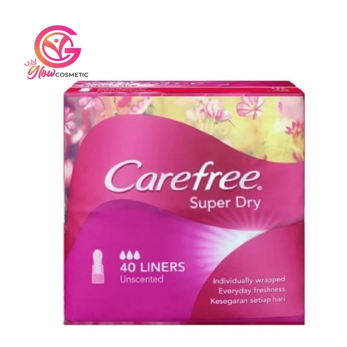 CAREFREE SUPER DRY 40/20 LINERS UNSCENTED