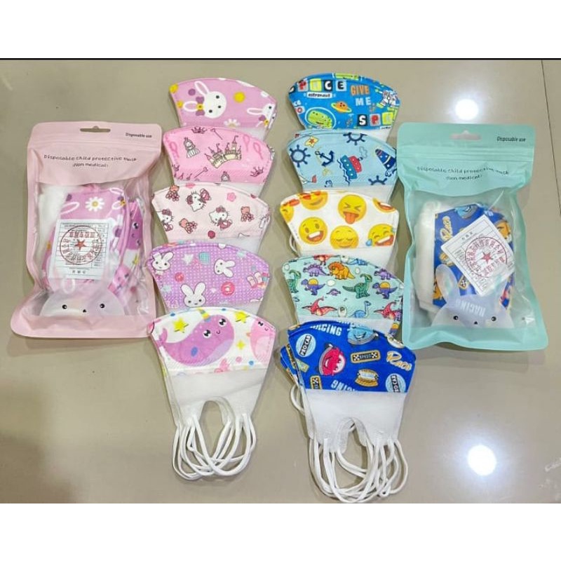 masker Duckbil anak isi 50 pc