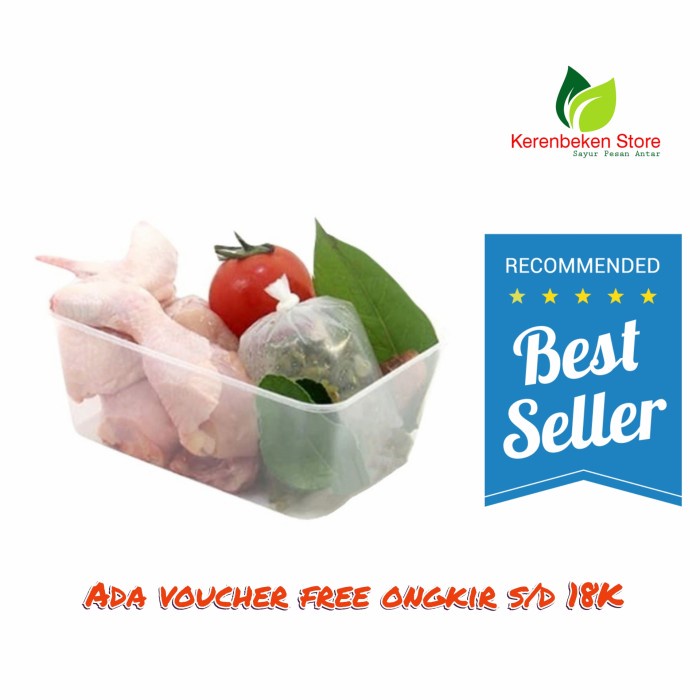

paket ayam cabe hijau - bagian bawah