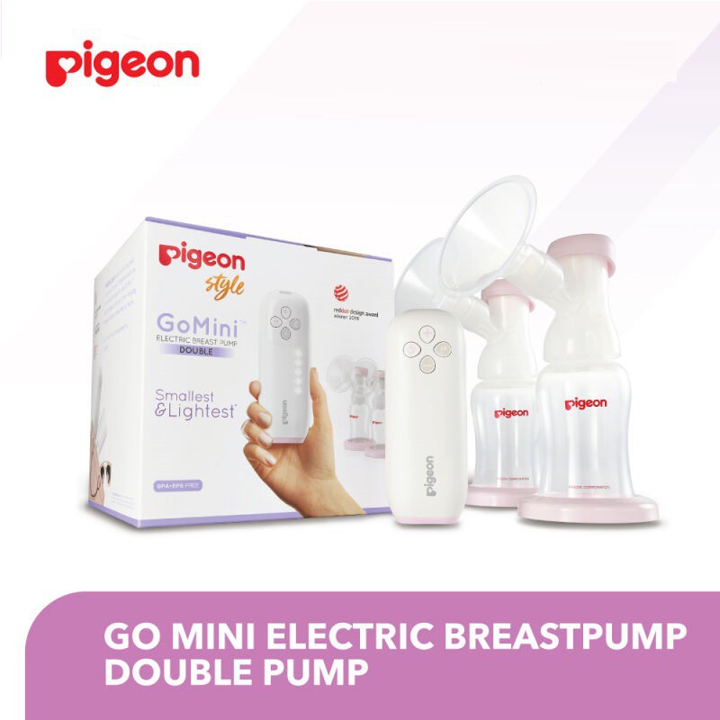 Pigeon Breast Pump Electric Go Mini Double Pump Pompa ASI Elektrik