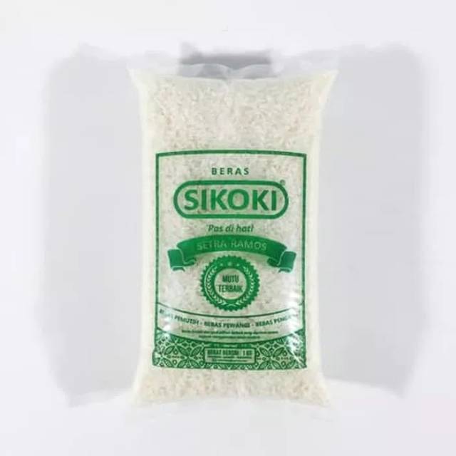 Beras Sikoki 1kg Original Ramos Kepala Super Indonesia