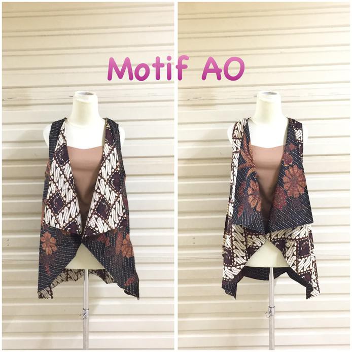 Rompi / Balero / Cardigan / Outer Luaran Batik Pendek Fashion Wanita