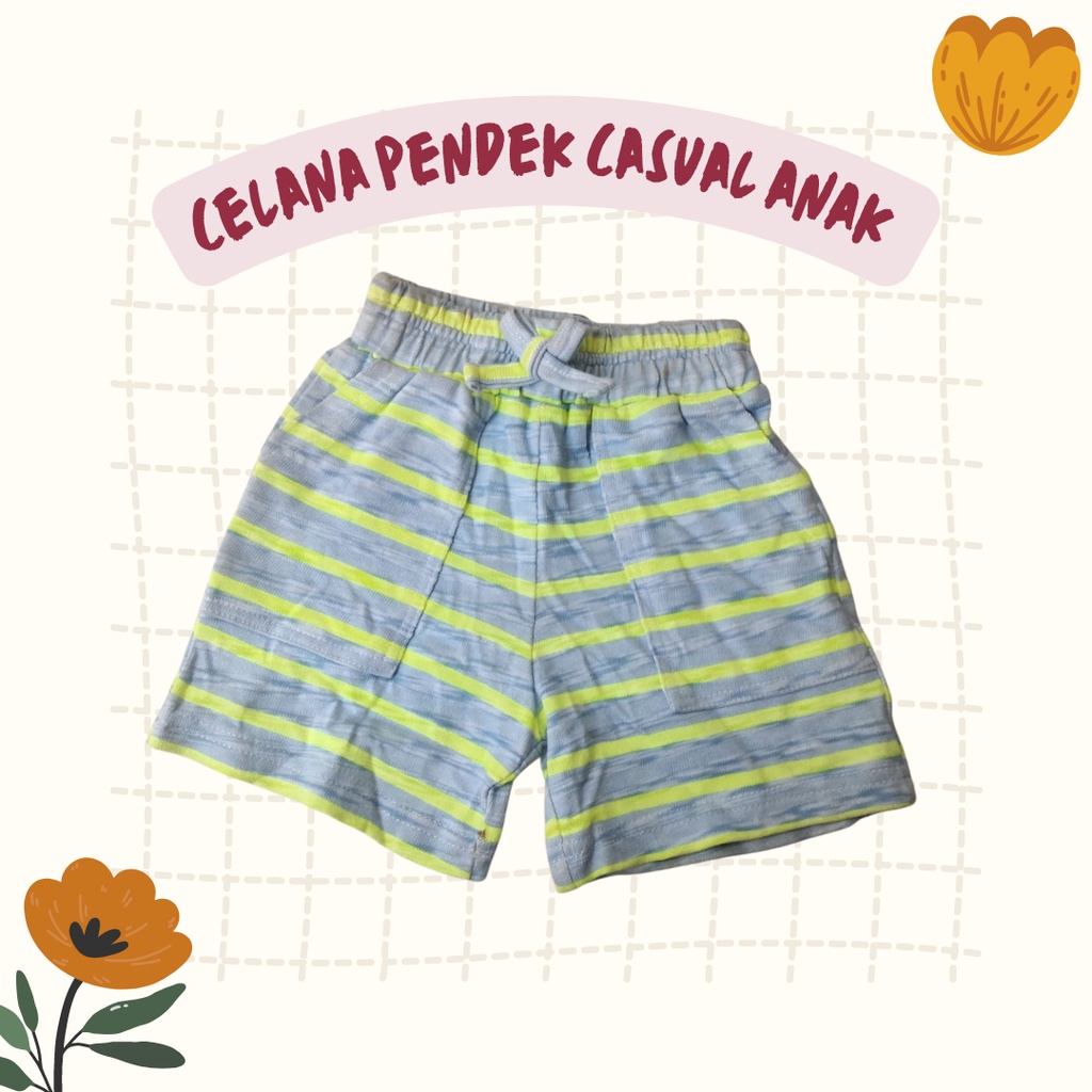 12M - 5T Celana Pendek Casual - Celana Olahraga Anak Celana Pendek HotPants