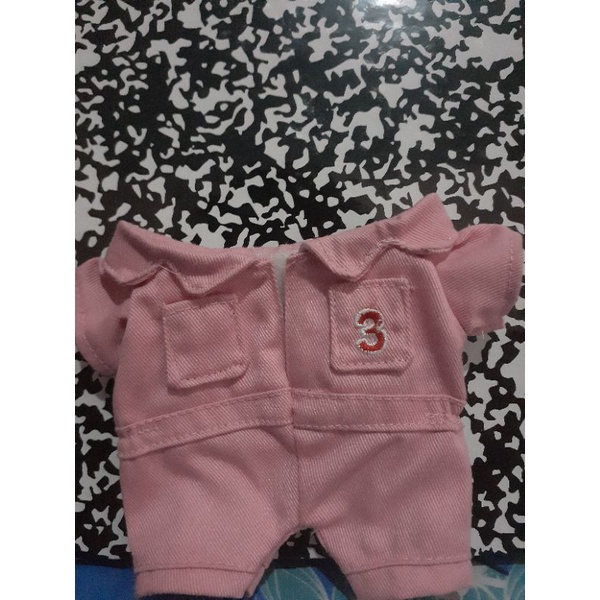 Baju Boneka Doll Clothes BTS Jimin Taehyung Muster Pink 20 cm