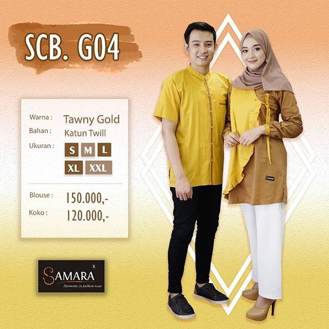 Samara SCB G04 Tawny Gold / samara couple /gamis keluarga /gamis sarimbit /gamis couple