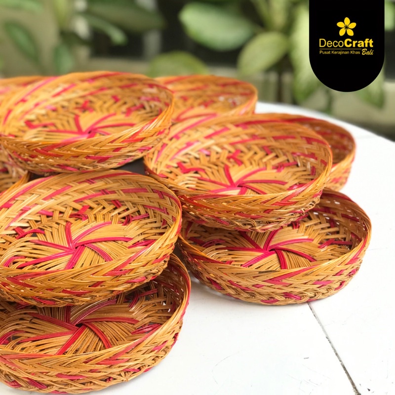 Inke Lidi Janur / Piring Makan Tradisional - DECOCRAFT BALI