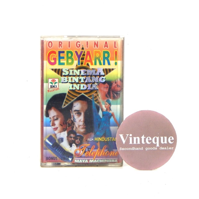 Kaset Tape Pita Sinema Bintang India Film Hindustan