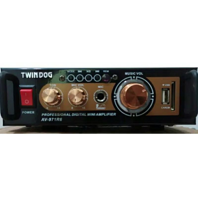 Twindog  , TD , 971R6 USB , Twin Dog , Ampli, Amply, Amplifier Remote