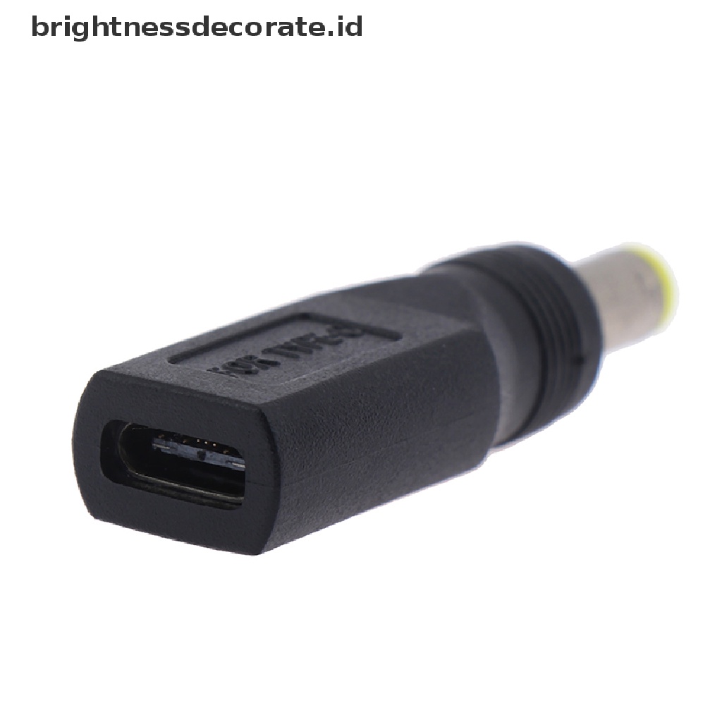 1 Pc Usb 3.1 Tipe C Female Ke 5.5mm X 2.5mm Male Dc Power Charging