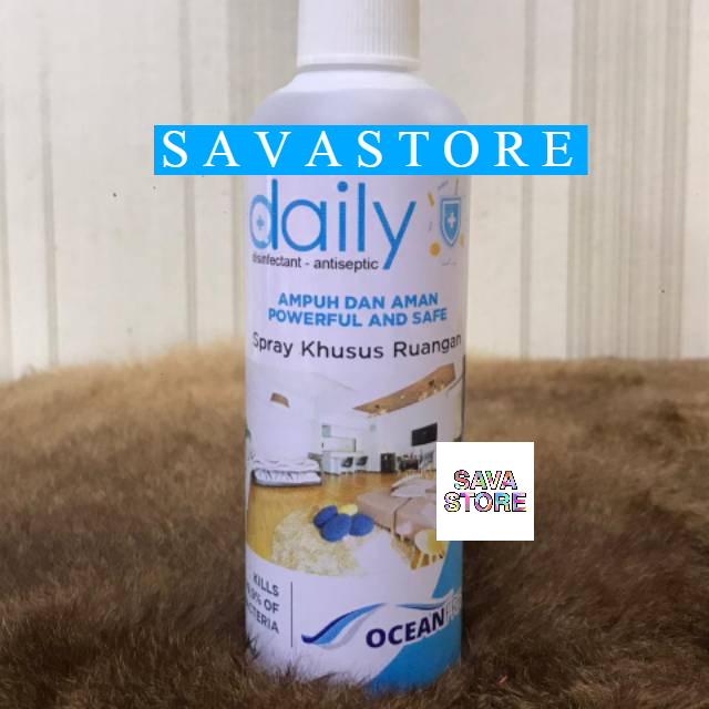 DAILY DESINFEKTAN CAIR ANTISEPTIC SPRAY 250ML + 5 LITER 5L KHUSUS RUANGAN