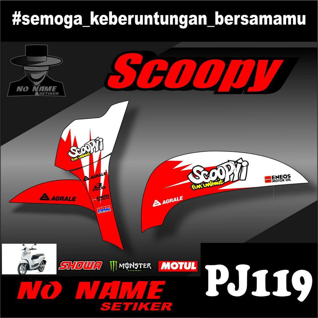 Striping Scoopy Scupy(pj119) Injeksi 2017 sampai 2020