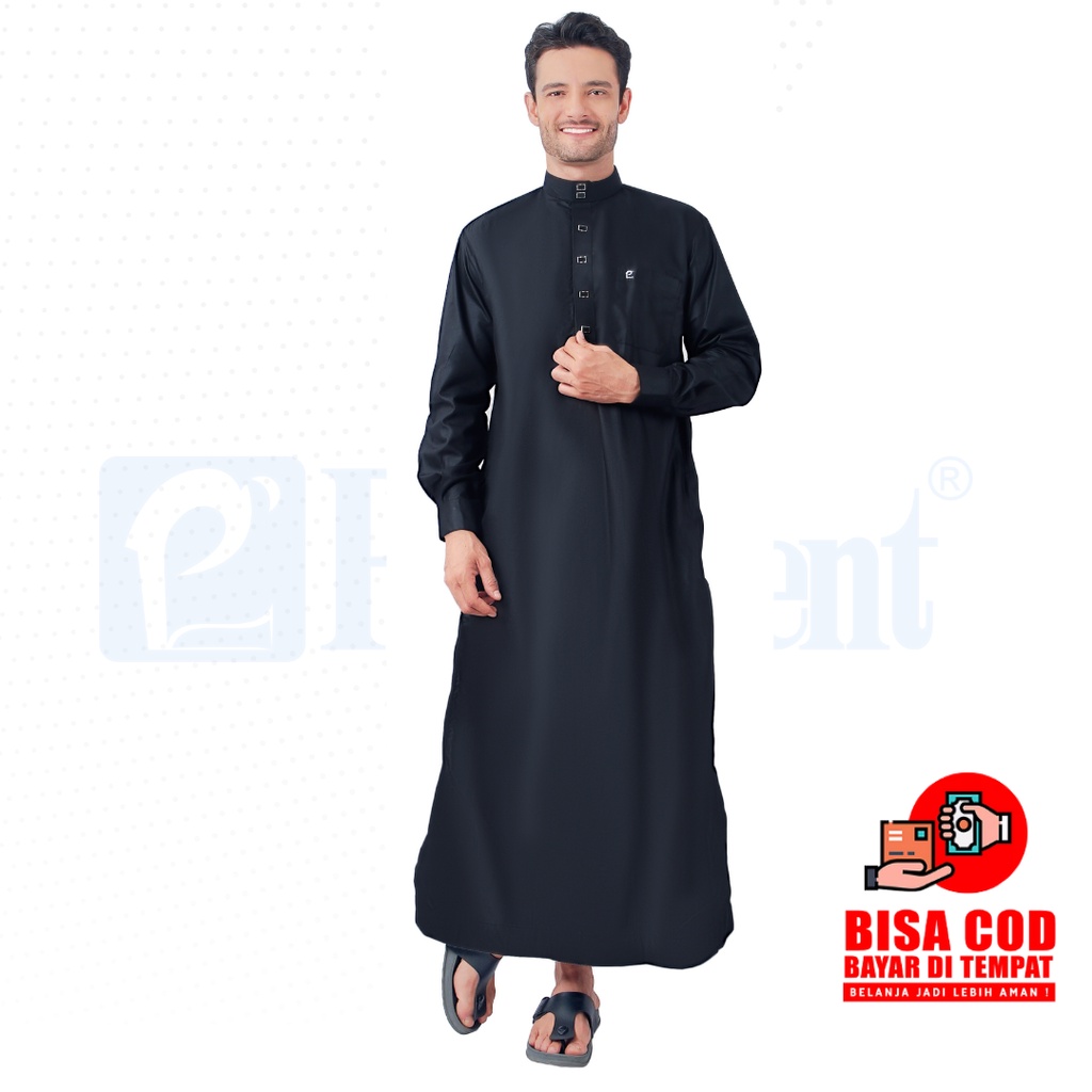 Gamis Pria Jubah Gamis Laki Laki seri Maheer Zain Gamis Modern Gaya Casual Remaja dan Dewasa