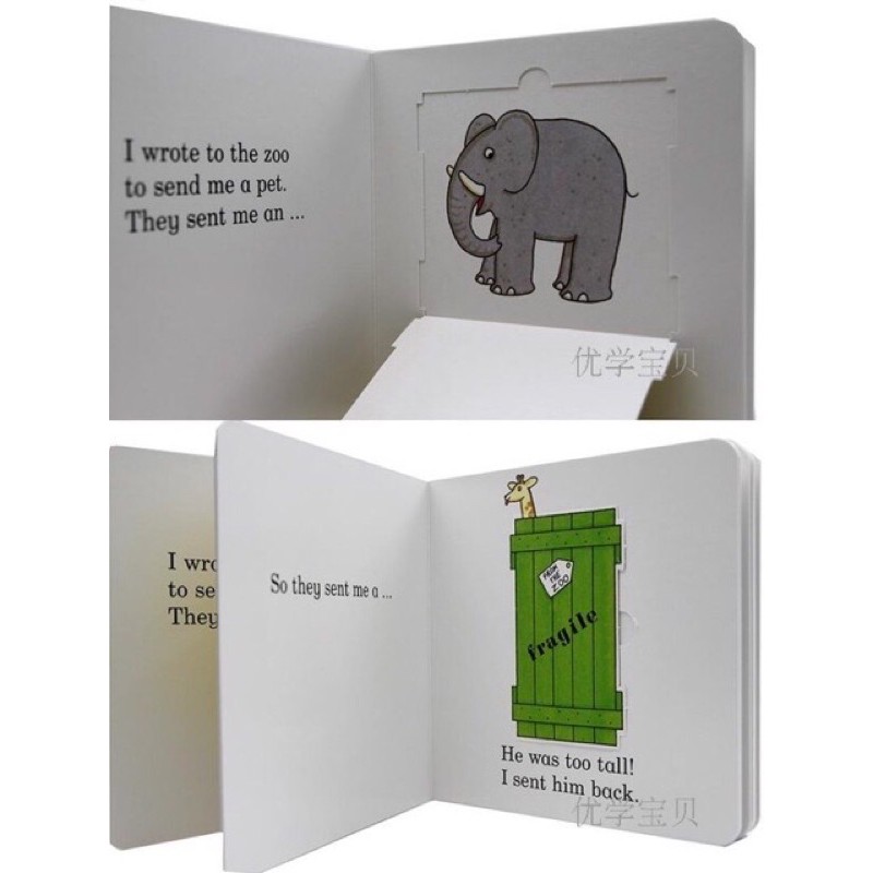 Dear Zoo A Lift-the-Flap Board Book Rod Campbell - buku import anak