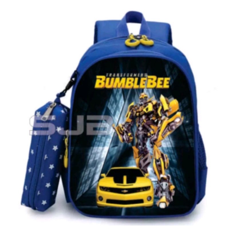 DAEYBAG-TAS RANSEL ANAK MOTIV PRINT BUMBLE BE TREN MASA KINI