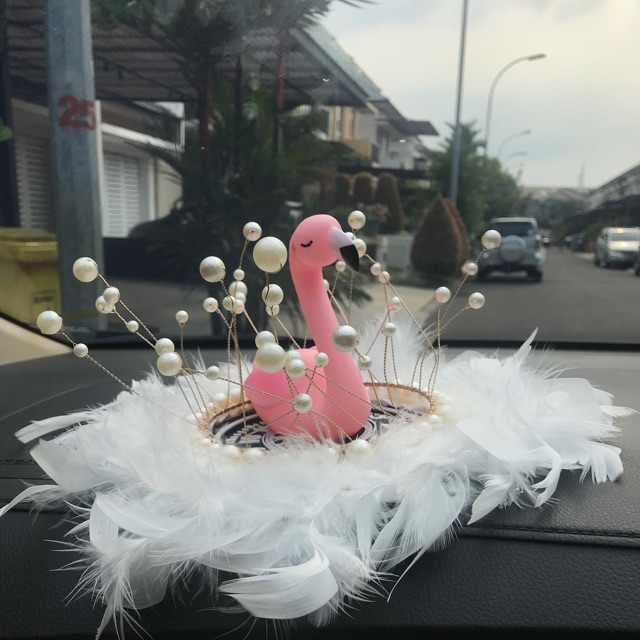 Antislip bulu barang mobil Alas / Tatakan Anti Selip slip Mat Dashboard swan Bulu Bulu