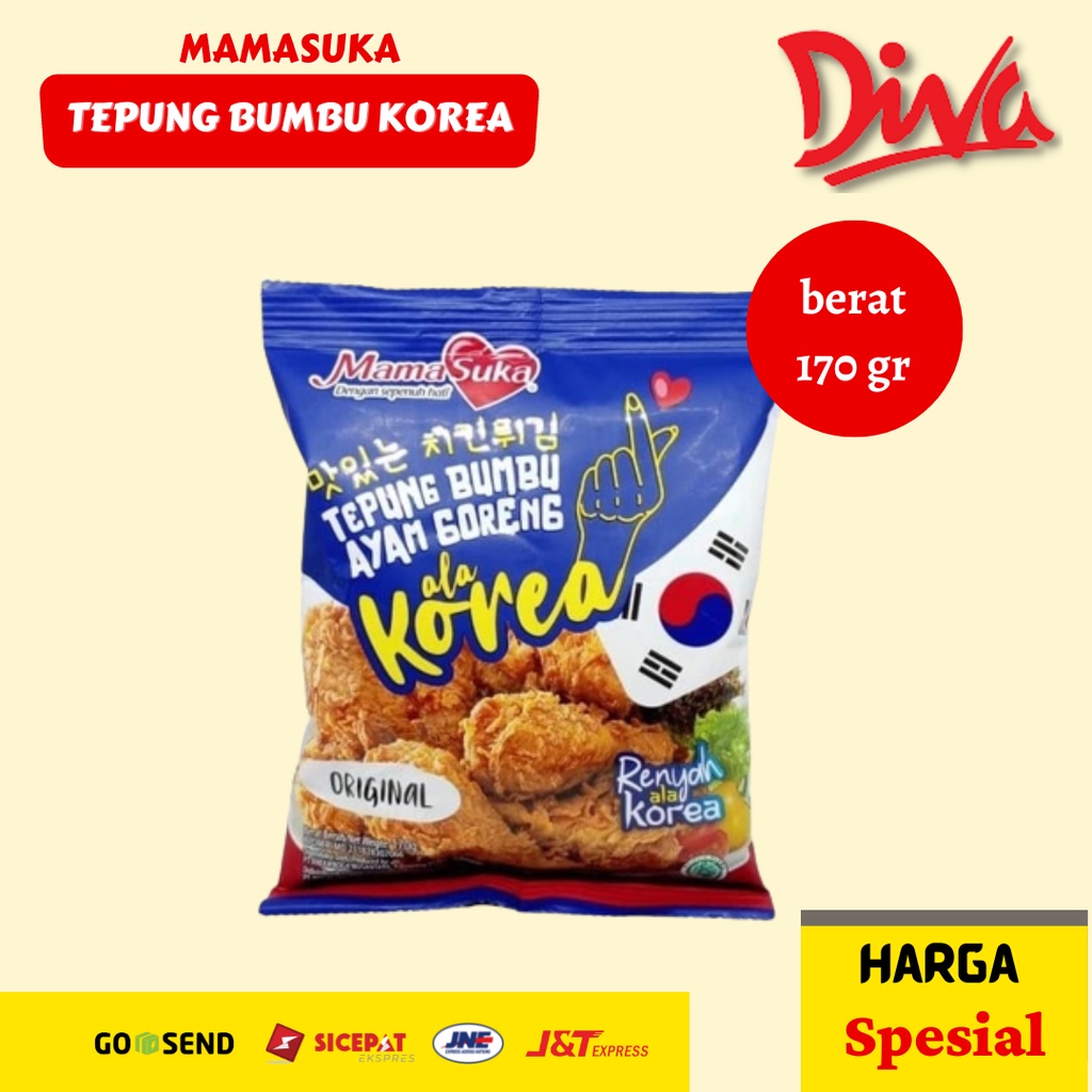 

Tepung Mamasuka Korea 170gr | Tepung bumbu ayam goreng