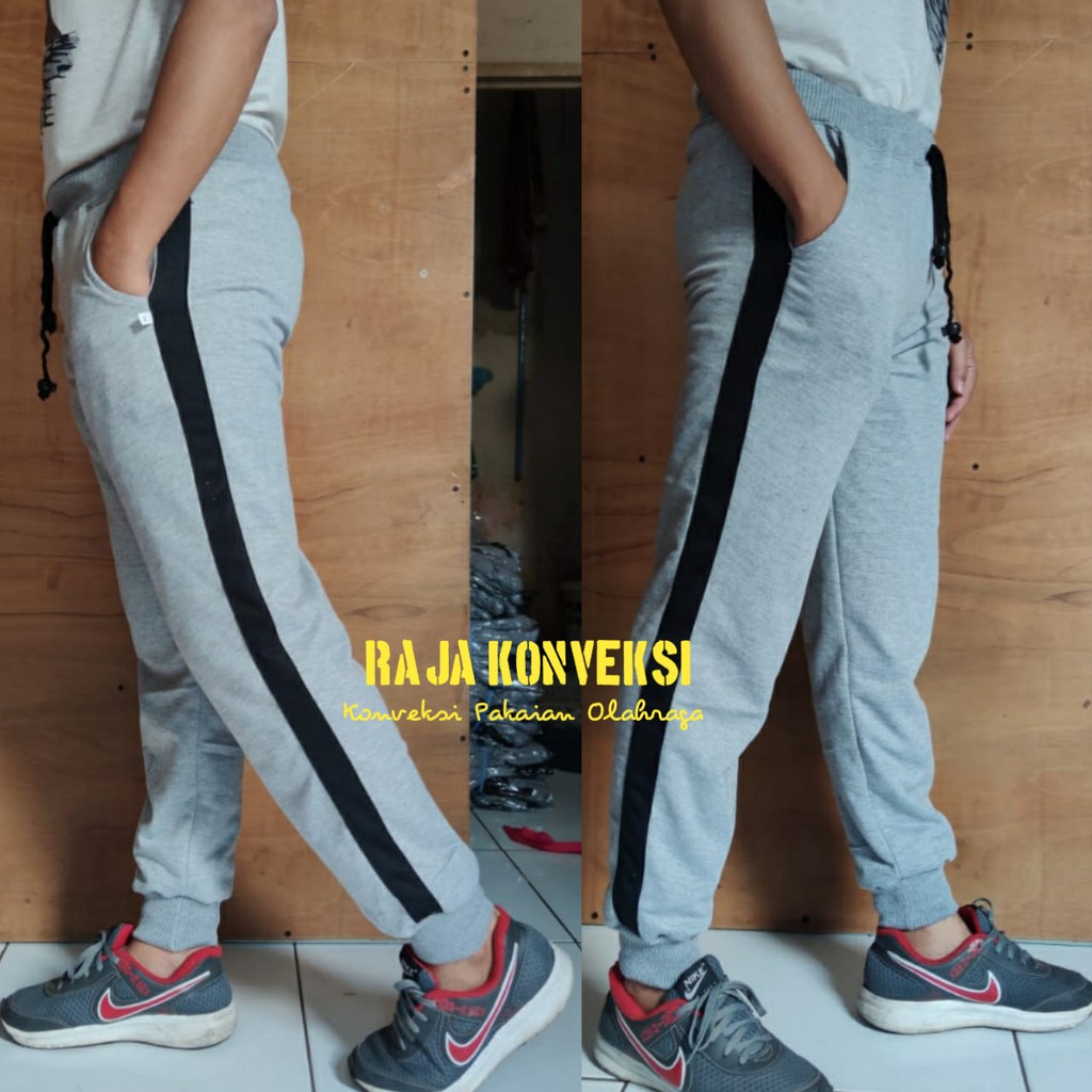 Celana Jogger Model Terbaru/ Celana Jogger premium / Celana Jogger Sideblack