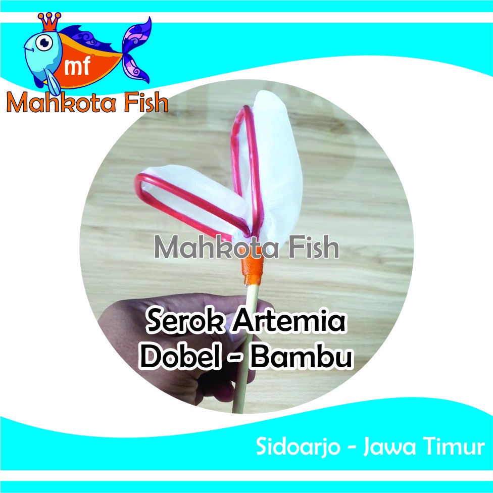 Serok BAMBU Artemia DOBEL / SEROK BAMBU / Jaring / Seser Atermia | GRATIS PACKING KARDUS