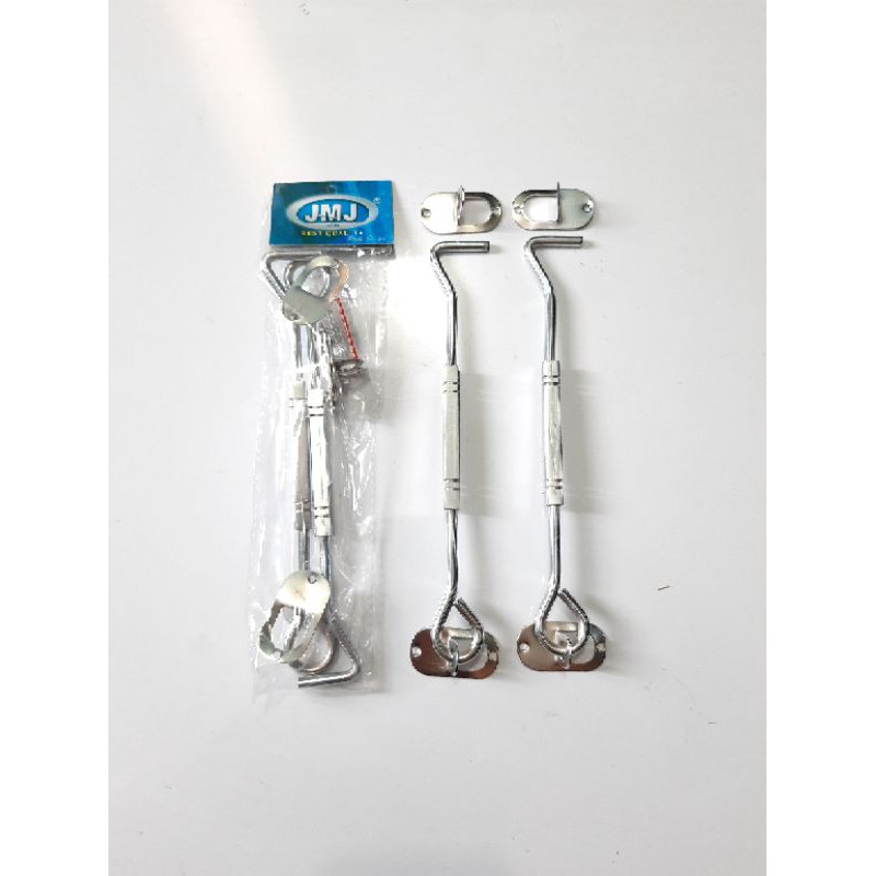 Penahan jendela Kotak/Segi empat Mini Chrome 8&quot; (inch) / Hak angin JMJ