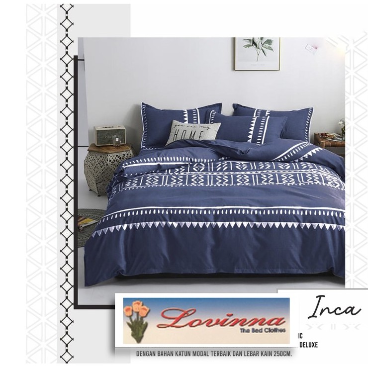 Bedcover seprai katun motif anak perempuan