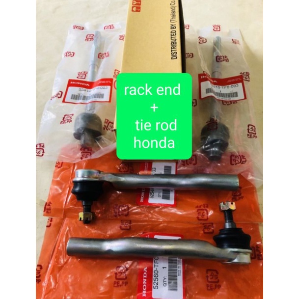 LONG TIE ROD RACK END + TIE ROD HONDA JAZZ RS MOBILIO