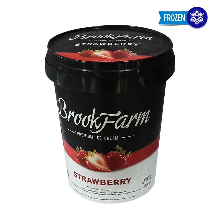Brookfarm Ice cream Strawberry 473 ML