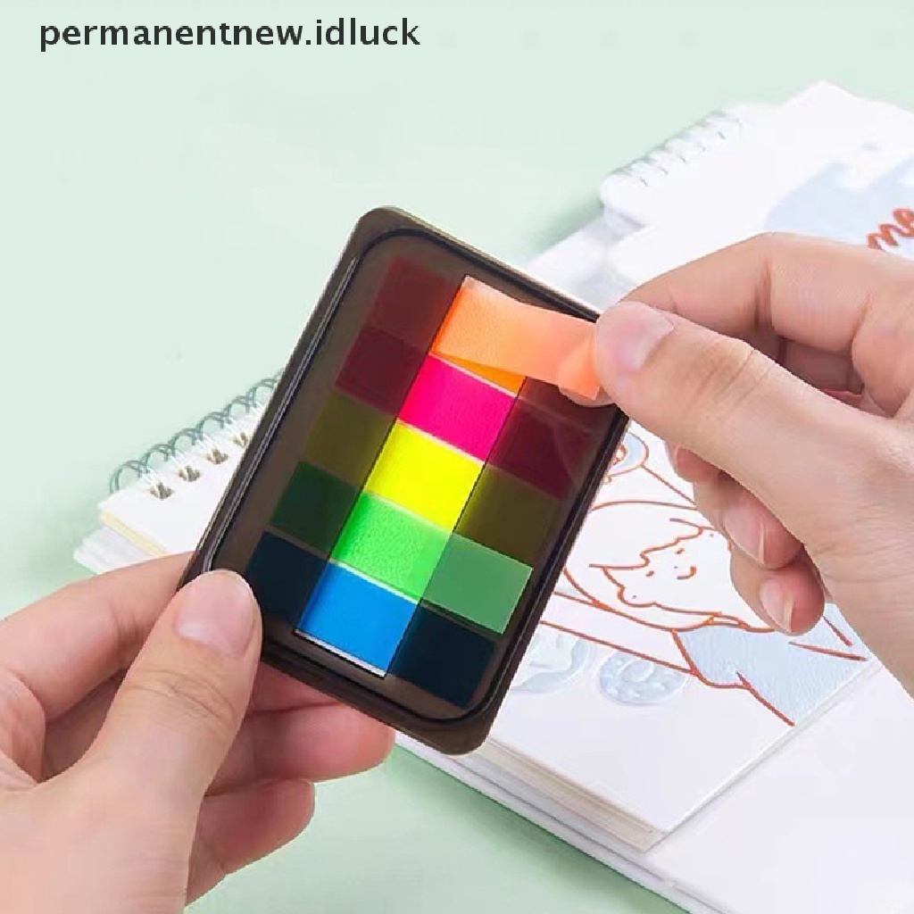 Stiker Memo Pad Sticky Note Penanda Buku Warna Fluorescence