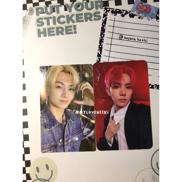 Enhypen photocard heeseung bene bc jay pob bdo