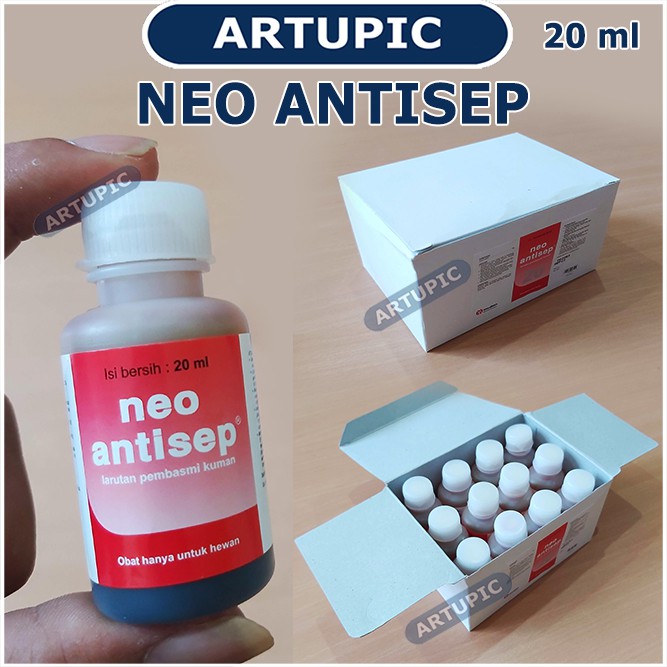 Neo Antisep 20 ml larutan desinfektan pembasmi kuman virus bakteri antiseptik hewan unggas kandang M