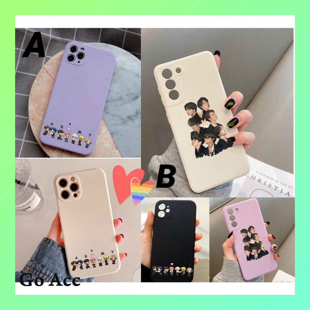 Softcase Motif Korean BTS BB08 for Xiaomi Redmi A1 A1+ 4A 4X 5 5A 5+ 6 6A 7 8 9 Prime 9A 9i 9C 9T 10 10C 10T 11 12 Lite S2 Redmi Note 5A Pro 10s 11 11s 11T Poco C40 F3 F4 K40 M3 M4 M5 X3 GT NFC 5G